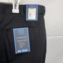 Pants Nwt Croft&amp; Barrow Premium No Iron Classic Fit Flat Front Pant Navy - £11.38 GBP