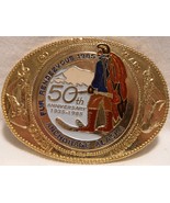 1985 Anchorage Fur Rondy Rendezvous Collector Belt Buckle/Trapper 50th.-... - $932.03 MXN