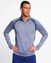 Nike Men&#39;s Dri-Fit Academy Drill 1/4 Zipper Top Armory Blue AQ1245-490 Size MD - £49.82 GBP