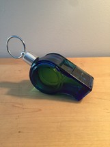 70s Avon Blue Whistle with silver ring after shave bottle (Spicy After S... - £11.85 GBP