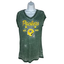 Green Bay Packers Women’s Shirt Large NFL Apparel Graphic Tee Cotton Blend - $19.65