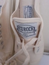 Unisex Cream Casual Lace Mid Rugged Block Heel Trainers Sz - £9.15 GBP