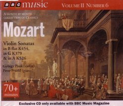 Mozart Violin Sonatas - BBC Music Volume II Number 6 [Unknown Binding] Mozart; P - £5.49 GBP