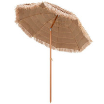 7.2 Feet Patio Thatched Tiki Umbrella Hawaiian Hula Beach Umbrella - Col... - $2,589.52 MXN