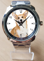 Dog Collection Corgi Pet  Unique Wrist Watch Sporty - £28.11 GBP