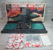 Vintage Milton Bradley 1979 Electronic Battleship Set 4750 w Box *PARTS/REPAIR* - £27.47 GBP