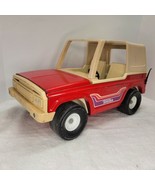 Vtg Tonka Bronco Jeep Truck Car Fits Barbie Doll Red T Top 835TR Pressed... - £35.86 GBP