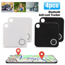 4 Pack Tile Smart Gps Tracker Wireless Bluetooth Anti-Lost Wallet Key Pe... - £21.96 GBP