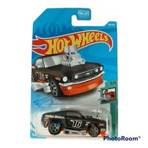 Hot Wheels &#39;68 Mustang Black 2021 Tooned Collection - $6.99