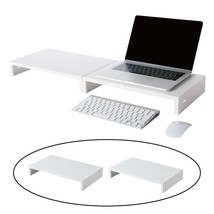 Lihit Lab Steel Dual Monitor Stands For Laptop/Computer/Desk, Set Of 2, 15.7" X  - £71.96 GBP