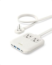 Anker 6-in-1 Nano Charging Station 2-Outlets Power Strip 67W USB-C Charg... - £89.73 GBP