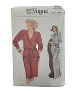 VTG Very Easy VOGUE Sewing Patterns Misses&#39; Dress  Size 12-14-16 Pattern... - $14.24