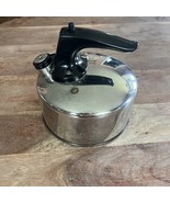 Paul Revere Ware Whistling Tea Kettle - 2 Quart - Copper Bottom - Vintage - $34.31