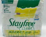 Vintage Stayfree Classic Deodorant Maxi 24 Pads New 1993 READ Bs249 - £18.01 GBP