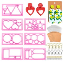Polymer Clay Cutters, 33 Cavities Plastic Clay Cutters For Polymer Clay Jewelry, - £20.47 GBP