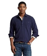 Polo Ralph Lauren Classic Fit Moleskin Popover Shirt in Navy-Large - £72.50 GBP