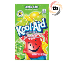 12x Packets Kool-Aid Lemon Lime Caffeine Free Soft Drink Mix | Fast Shipping! | - $10.07