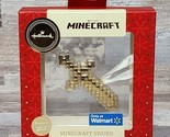 2020 Hallmark Premium Gold Ornament Minecraft Sword Christmas Walmart Ex... - $15.83
