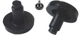 4 Nylon Flat Stem 3/4&#39;&#39; Bumper Glides for Tubular Chair Bases - $7.77