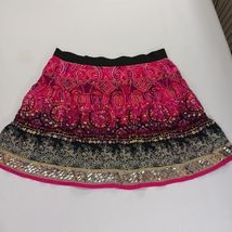 Roz & Ali Skirt Women's XL Multicolor A-Line Midi Elastic Waist Pull-On Skirt image 2