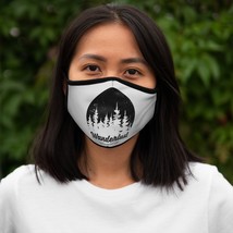 Forest wanderlust face mask black and white trees nature lovers unisex face mask thumb200