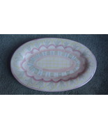 EARLY MACKENZIE CHILDS POTTERY 16x10 MADISON SERVING PLATTER  - $135.00