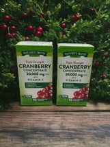 2x Natures Truth Triple Strength 30000mg Cranberry Vitamin C 90 Caps Each 10/26 - £22.27 GBP
