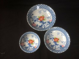 antique chinese porcelain presentation set blossom . Marked sealmark. Se... - $75.00