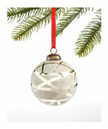 Holiday Lane Birds &amp; Boughs, Silver Ball Ornament C21095 - £10.81 GBP