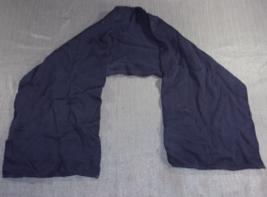 Nwot Woolen Dark Blue Mod Duty Cold Weather Scarf Uniform - £16.17 GBP