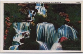 Lower Falls Shasta Springs California No. 1865 Postcard - £6.72 GBP