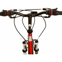 Titan Pathfinder 26 Inch 18-Speed Womens Mountain Bike Suspension Red White New. image 6