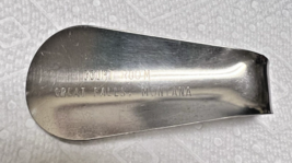 Vintage Court Room Great Falls Montana Metal Shoehorn Advertisement Shoe... - $12.38