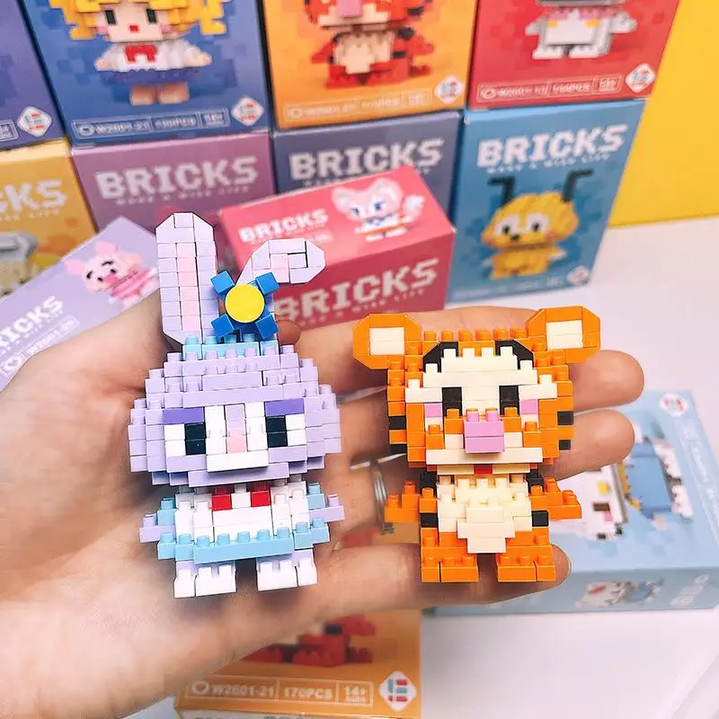 Sanrio Kuromi Hello Kitty Pochacco Kawaii Miniso Anime Building Block Cartoon - £8.06 GBP