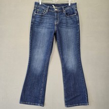 Levi&#39;s 515 Blue Jeans Bootcut Classic Stonewash Denim Midrise Women Size 10 Slim - $15.30