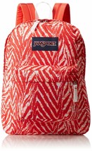 NWT JanSport Superbreak Student Backpack - Coral Peaches Wild At Heart - £27.67 GBP