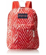 NWT JanSport Superbreak Student Backpack - Coral Peaches Wild At Heart - £27.44 GBP