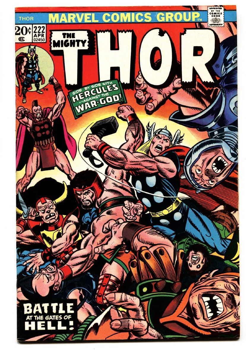 Primary image for Thor #222 1974- comic book - MARVEL- Bronze Age- VF