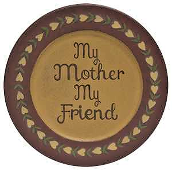 Mother Decorative wood plate
