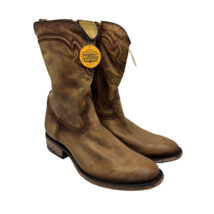 Corral Men&#39;s Embroidery &amp; Zipper Snip Toe Western Boots Honey Size 13D - £156.25 GBP