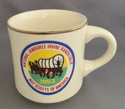 Boy Scout Coffee Mug 1953 National Jamboree Irvine Ranch CA BSA Vintage ... - $15.00