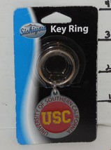 University Of Southern California USC Trojans Pewter Key Ring By Siskiyou Gifts - £11.46 GBP