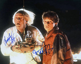 Michael J.Fox Chris Lloyd Signiert 16x20 Rücken Sich Die Zukunft Fern Foto JSA - £379.21 GBP