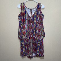 Ella Moss Romper Women's Shorts V-Neck 3/4 Sleeve SZ L NEW $218 - $187.11