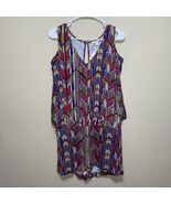 Ella Moss Romper Women's Shorts V-Neck 3/4 Sleeve SZ L NEW $218 - $187.11