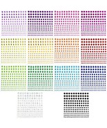 2310 PCS Self Adhesive Rhinestone Gem Stickers for Face Nail Body Makeup... - £17.95 GBP