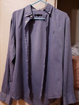 John Vervatos Men’s Blue Long Sleeve Shirt XS - £58.97 GBP