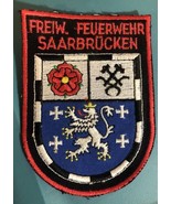 Vintage Friew Feurwehr Saarbrucken Patch Box4 - $3.95