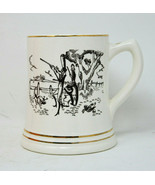 Pheasant Hunting Humorous Gold Trimed Mug Bovey Pottery Of England - £11.76 GBP