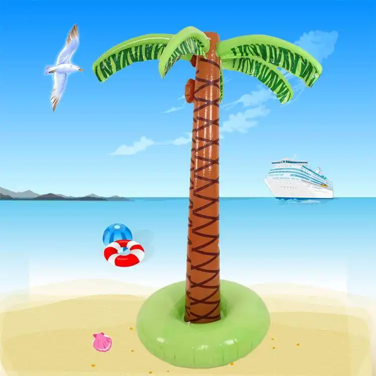 Large Indoor And Outdoor Hawaiian Simulation For Coconut Tree Inflatable Fake - £36.95 GBP